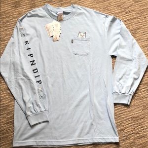 RIPN DIP Long Sleeve Sky Blue Shirt
